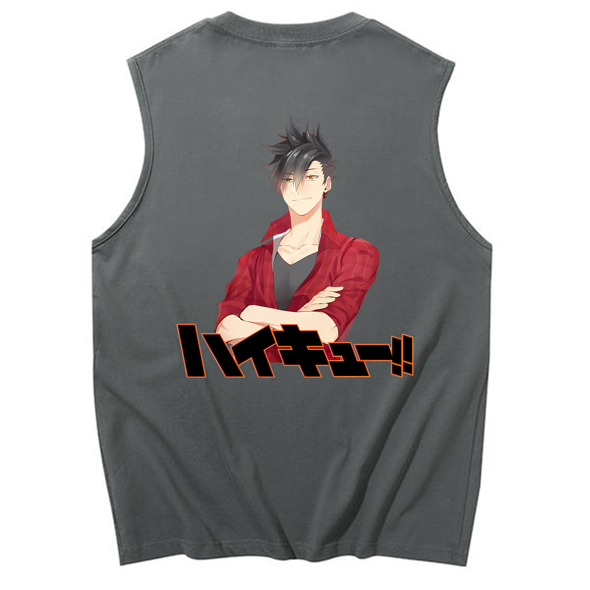 （画像用） ハイキュー!! Haikyu!! コットン100％タンクトップ（背面プリント）